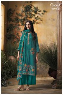 Ganga saiba 5115 cotton dress material wholesale price